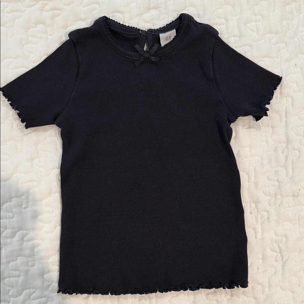 H&M Kids Lettuce Trim Short Sleeve